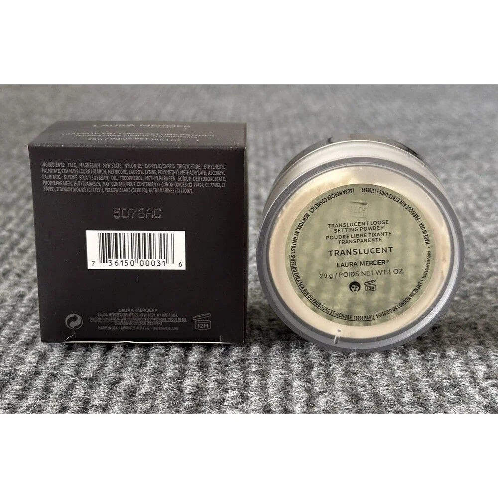 Laura Mercier Translucent No 1 Loose Setting Face Powder Full Size 1 OZ - NEW
